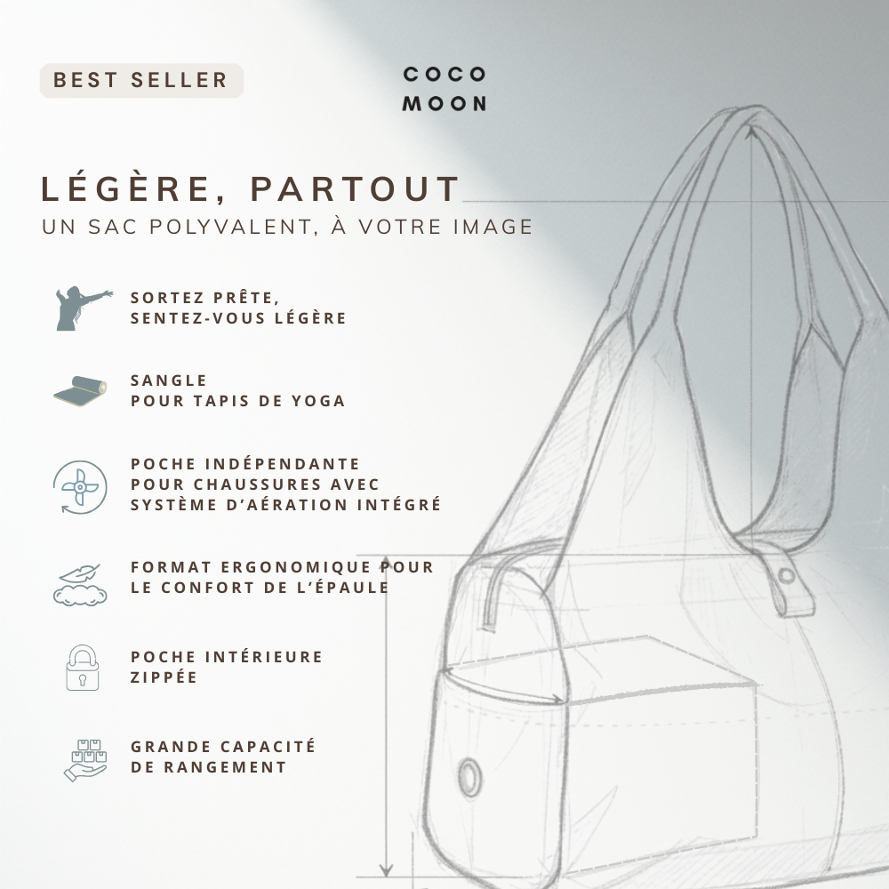 Sac de sport à poches intelligentes - NIVA