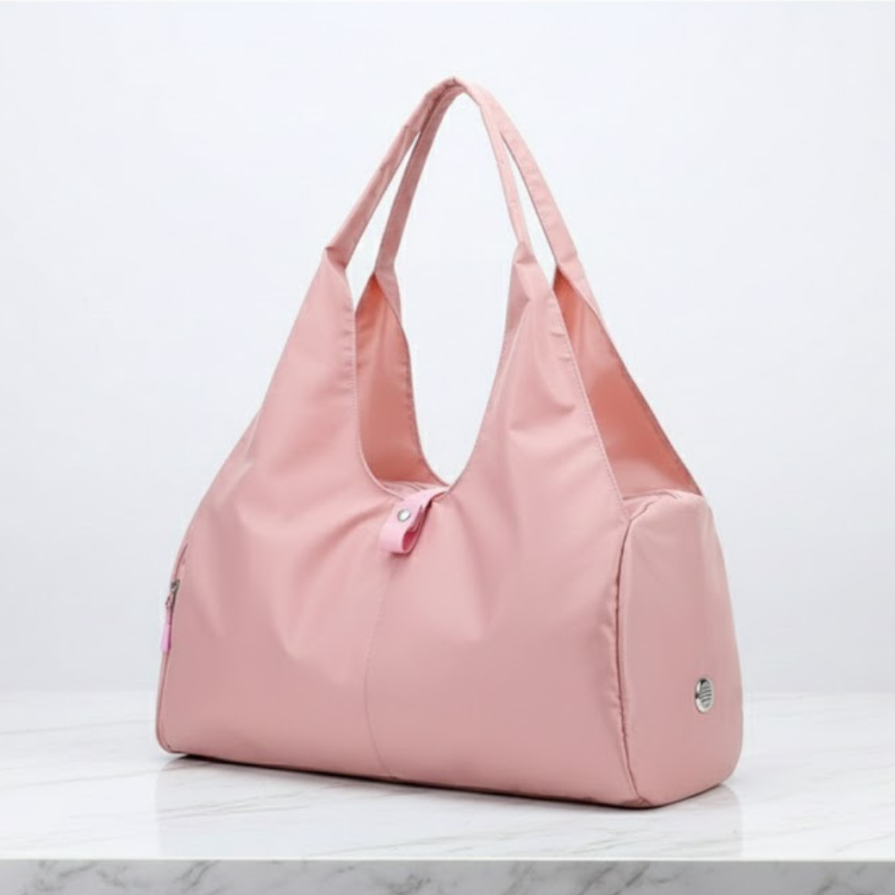 sac sport yoga rose poche exterieure chaussure impermeable